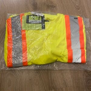 High-Visibility Safety Shirt with Reflective Stripes